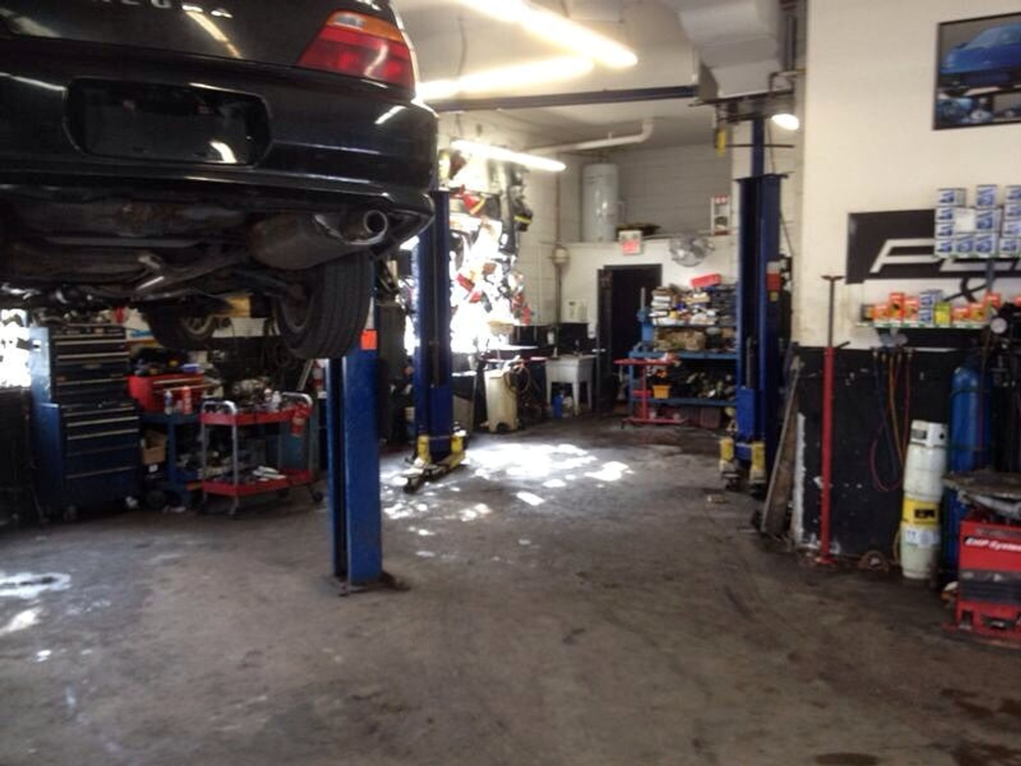Inside the shop